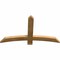 Ekena Millwork Bellingham Rough Sawn Timber Gable Bracket, Western Red Cedar, 48"W x 28"H x 2"D x 4"F, 14/12 Pitch GBW048X28X0204BEL00RWR - alternate 3